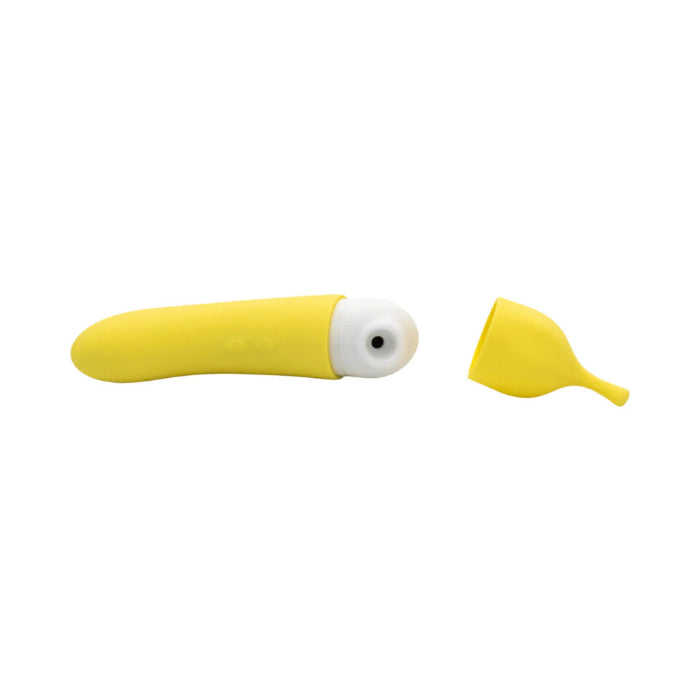 Like a Kitten Banana Cream Rechargeable Air Pulse And G-Spot Vibrator