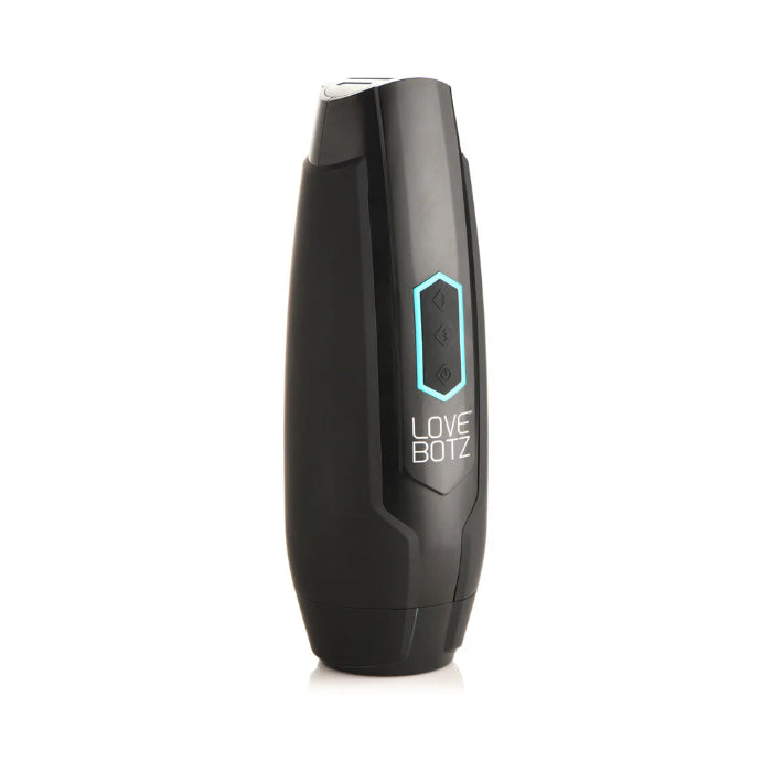 LoveBotz The Milker Max 14X Rechargeable Thrusting & Vibrating Textured Masturbator