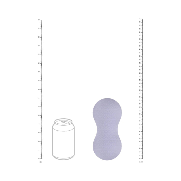 LoveLine ComfortPulse Duo Silicone Heating Rechargeable Waterproof Textured Double Ball Vibrator