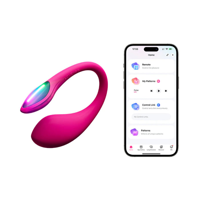 Lovense Lush Mini App-Enabled Rechargeable Hand-Free Compact G-Spot Vibrator