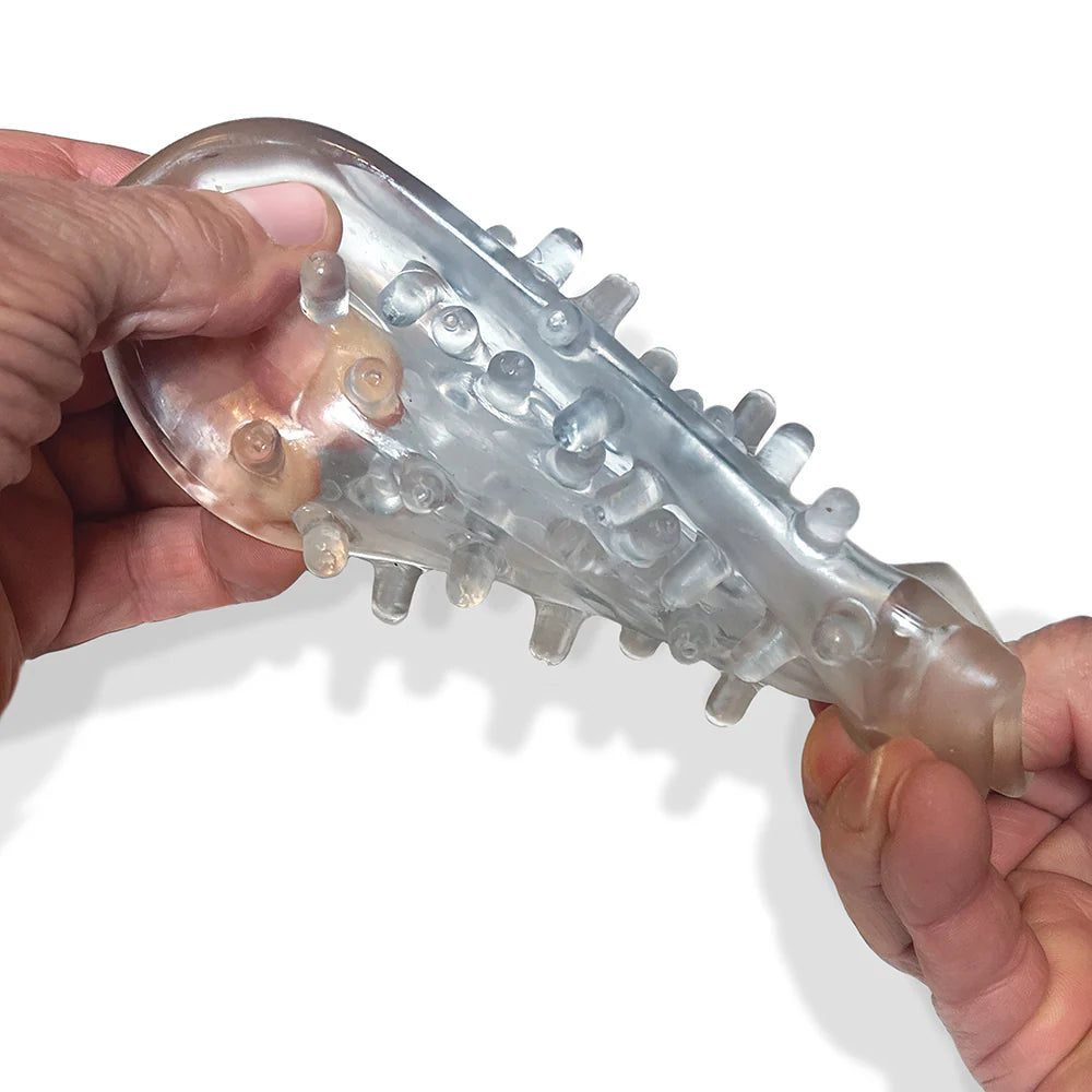 MSTR B8 Blast Off Automatic Thrusting and Vibrating Stroker With Suction Cup and Moaning Feature