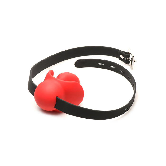 Master Series Extreme Mouthguard Shaped Silicone Gag with Locking Strap