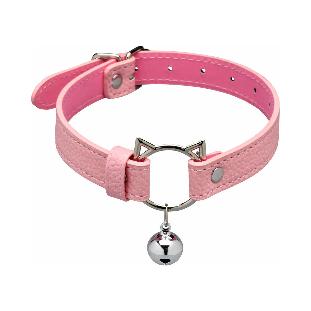 Master Series Kitty Themed Bondage Set With Cuffs Collar Leash And Paddle