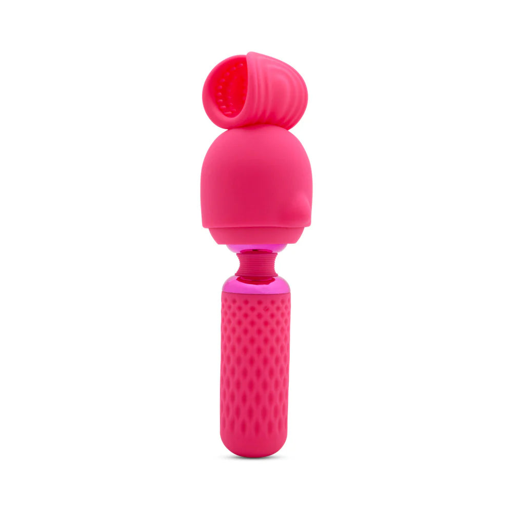 Nu Sensuelle Harlow Nubii Warming Rechargeable Mini Wand With Removable Masturbator