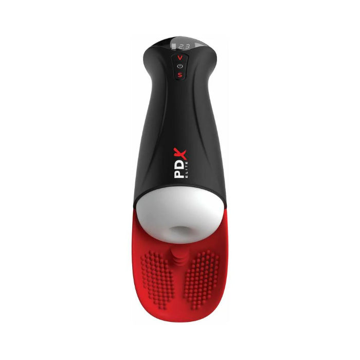 PDX Elite Fap-O-Matic Pro XL Rechargeable Ultra-Soft Automatic Sucking And Vibrating Masturbator