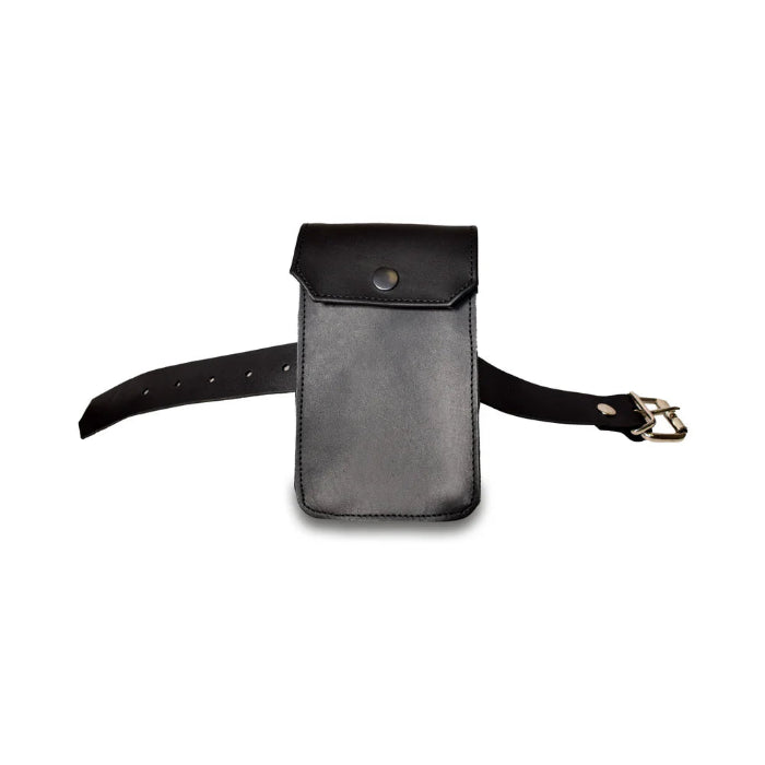 Prowler RED Leather Large Hands-Free Belt Or Bicep Pouch