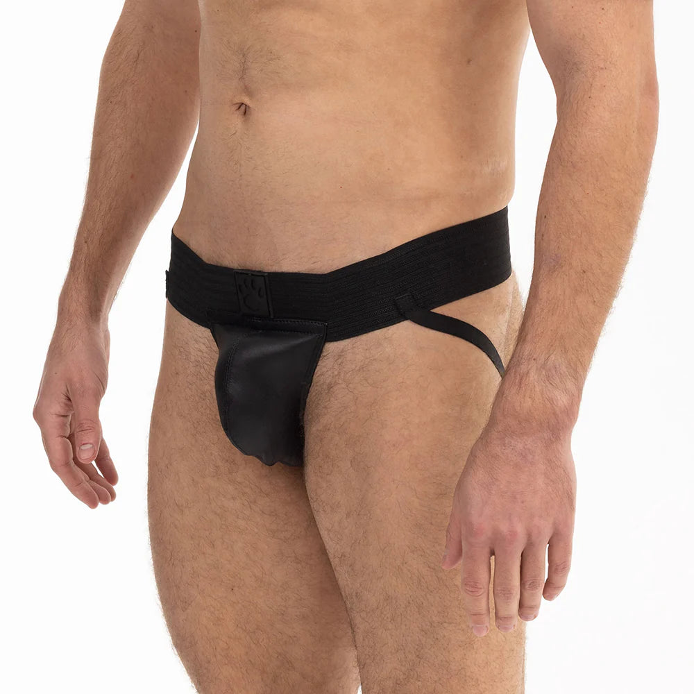 Prowler RED Leather Pouch Jock