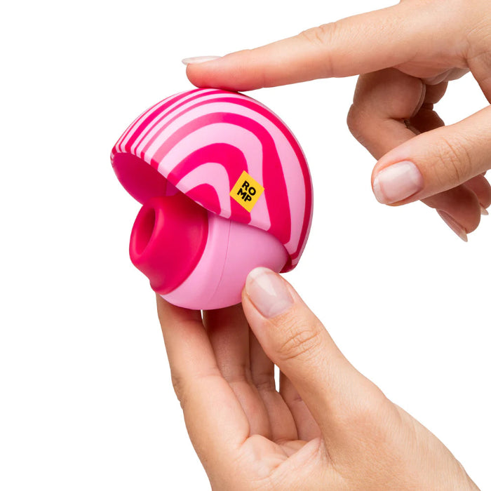 ROMP Spin Travel Rechargeable Pleasure Air Stimulator With Travel Cover