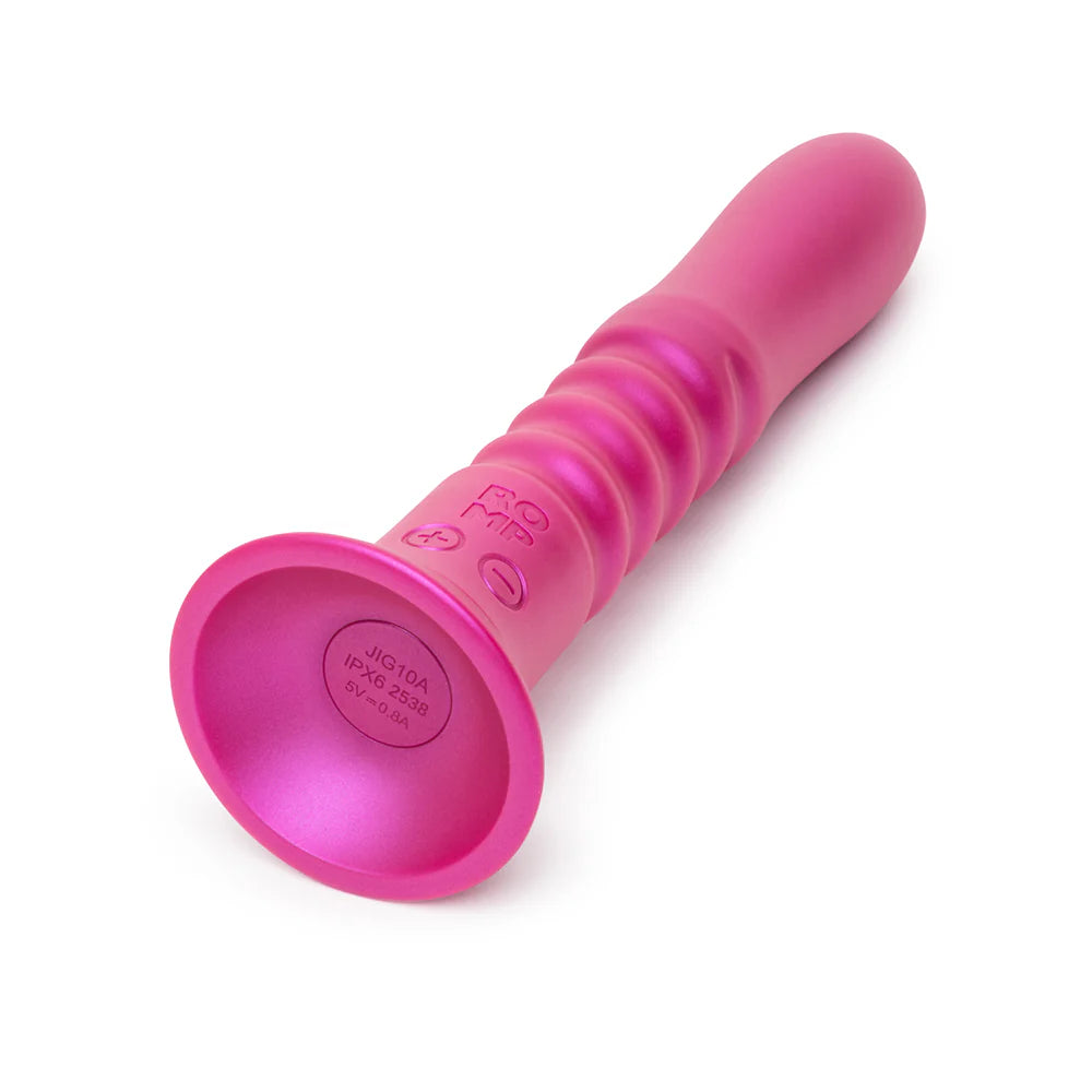 Romp Jiggle Thrusting Vibrating Dildo With Suction Cup