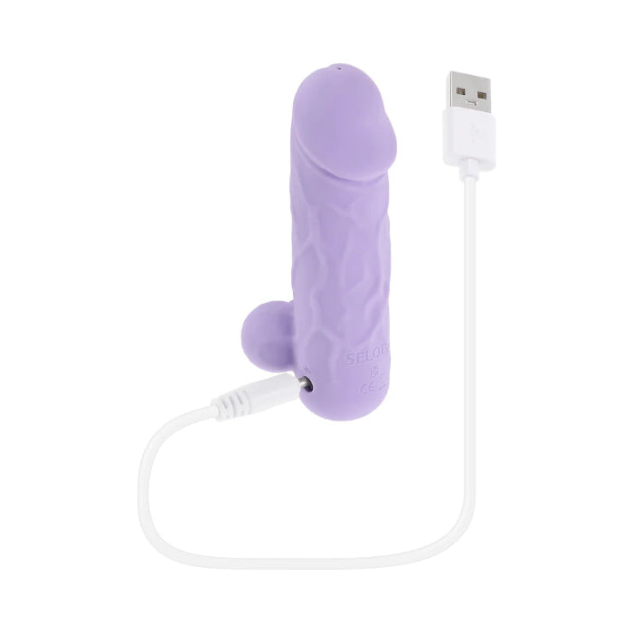 Selopa Ballsy Bullet Squishy Phallic-Shaped Rechargeable Bullet
