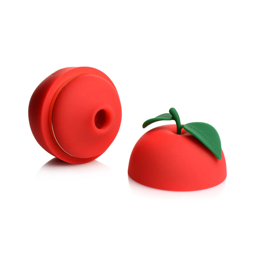 Shegasm 6X Forbidden Apple Silicone Sucking & Vibrating Stimulator