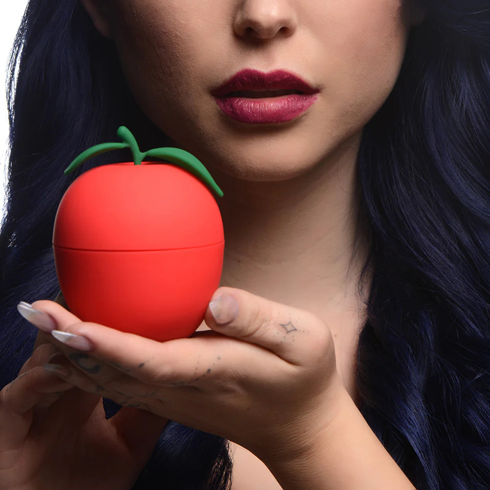 Shegasm 6X Forbidden Apple Silicone Sucking & Vibrating Stimulator