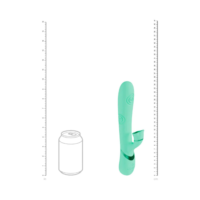 Shots VIVE Fiore Rechargeable G-Spot Tapping Beads And Air Wave External Stimulator With 6 Stimulating Points