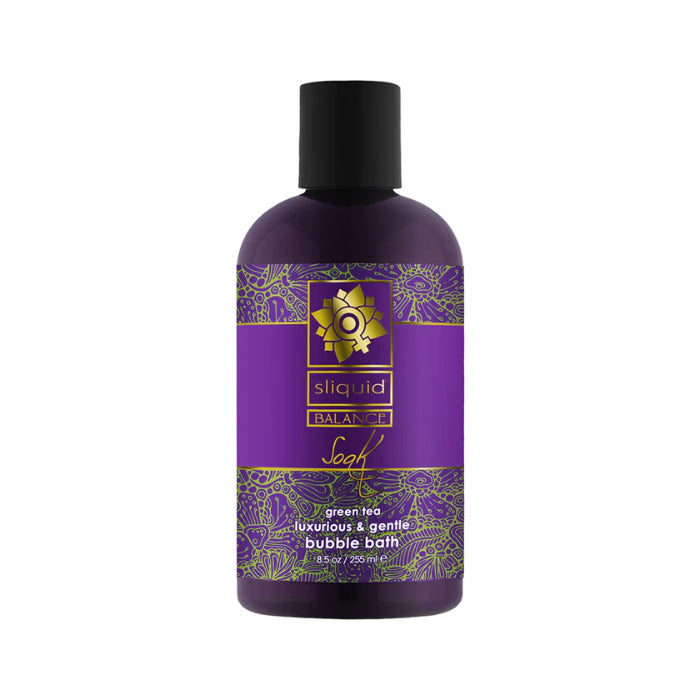Sliquid Balance Soak PH Balanced Hydrating Green Tea Scented Bubble Bath
