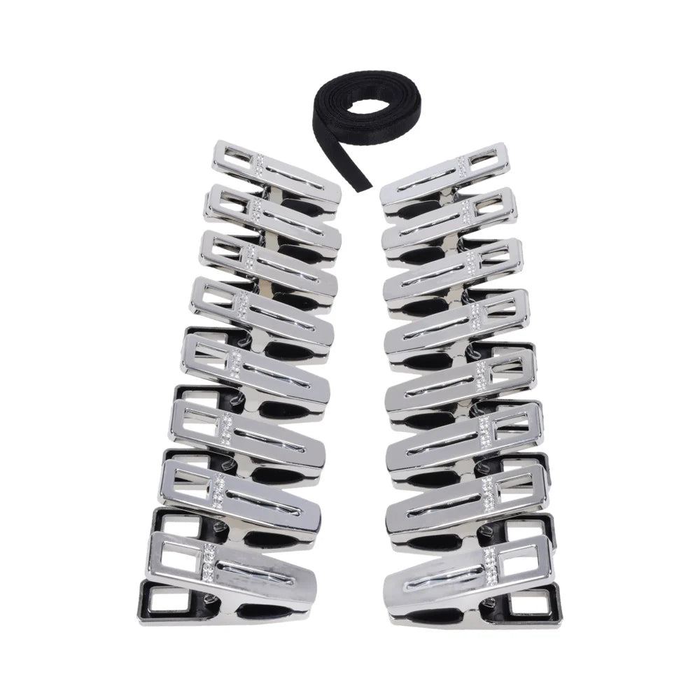 Sportsheets Edge Body Zipper Silicone-lined Clothes Pins