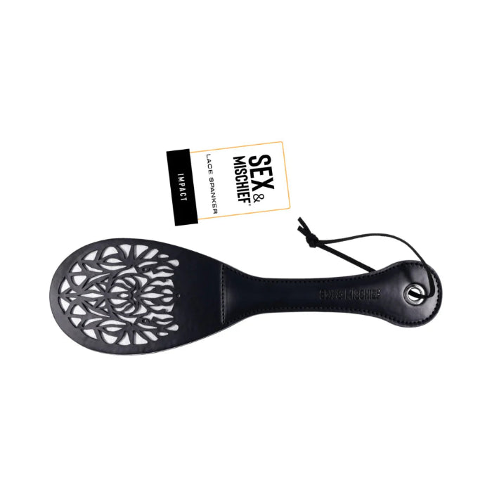 Sportsheets Sex & Mischief Lace Split Tip Spanker Paddle