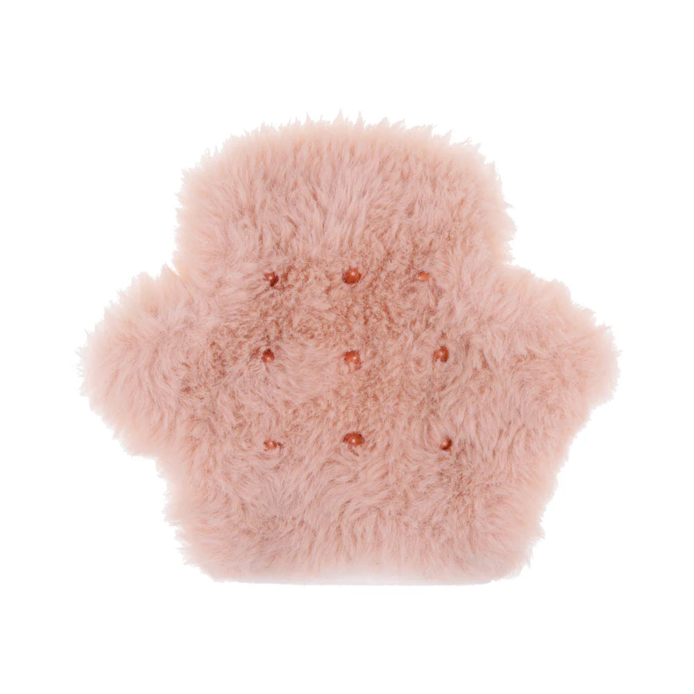 Sportsheets Sex & Mischief Peaches 'n CreaMe Spiked Faux Fur Sensory Mitt