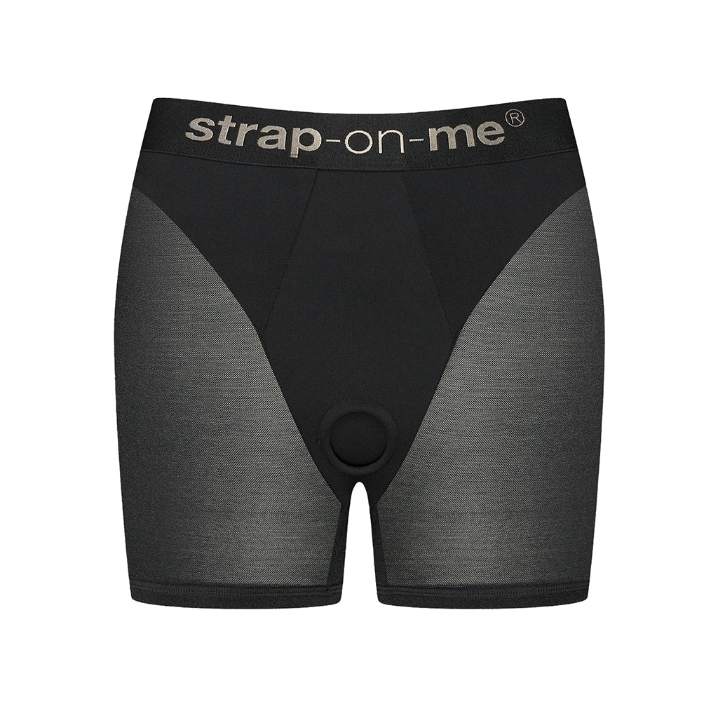 Strap-On-Me Harness Lingerie Halo Breathable Short Style Strap-On Harness With Pleated Back