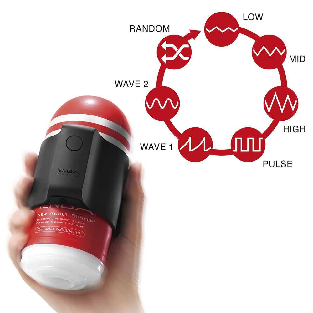 Tenga Cup Vibrator Rechargeable Tenga Cup Accessory