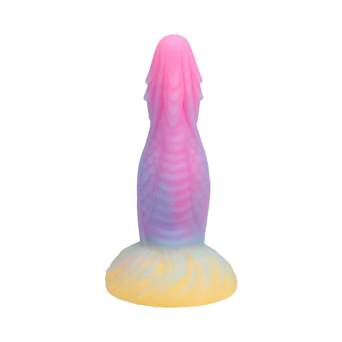 Vac-U-Lock x Fantasy Fuckers  Glow-in-the-Dark Dragon's Tongue Textured Fantasy Shaped Silicone Dildo