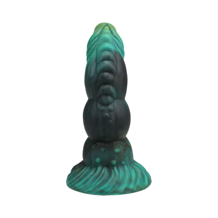 Vac-U-Lock x Fantasy Fuckers Green Serpent Textured Fantasy Shaped Silicone Dildo