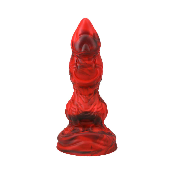 Vac-U-Lock x Fantasy Fuckers Red Raider Textured Fantasy Shaped Silicone Dildo