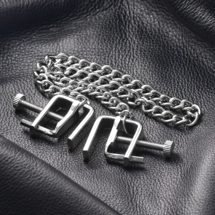 XR Master Pressure Vice Metal Nipple Clamps With Adjustable Pressure