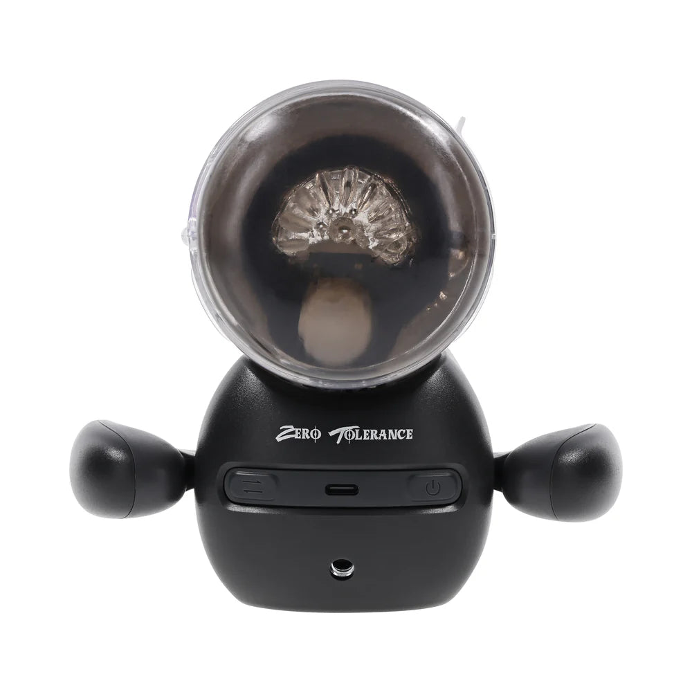 Zero Tolerance Hold Me Tight Stroker Warming Automatic Thrusting and Vibrating Stroker With Handles and Phone Mount