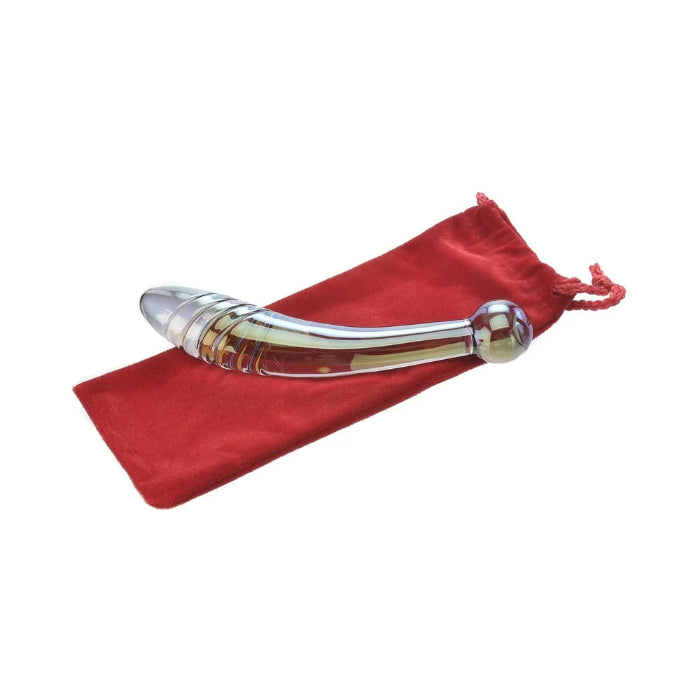 Adam & Eve Eve's Iridescent Curved Glass Fairy Wand
