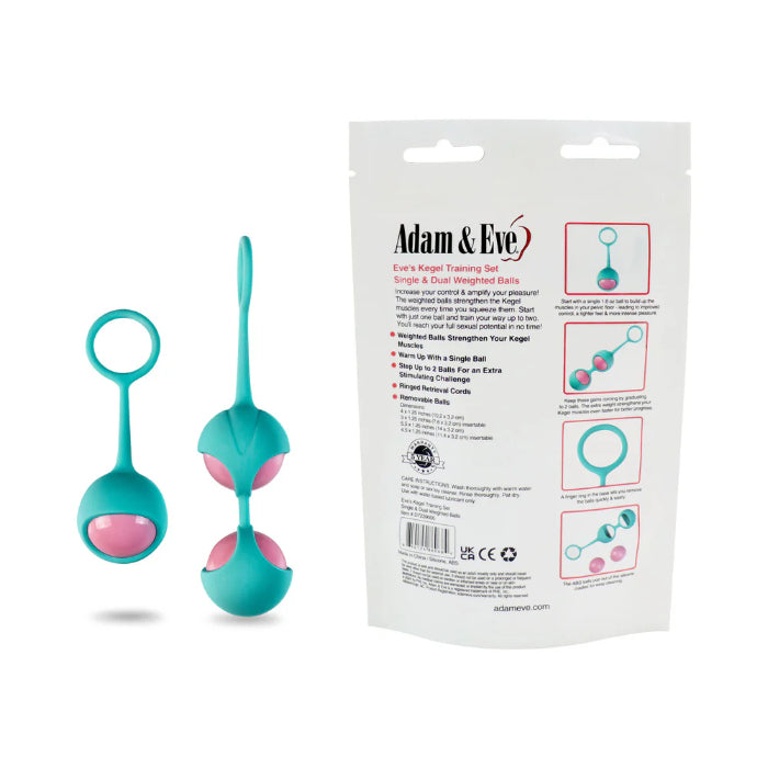 Adam & Eve Eve's Silicone Weighted Kegel Training Set