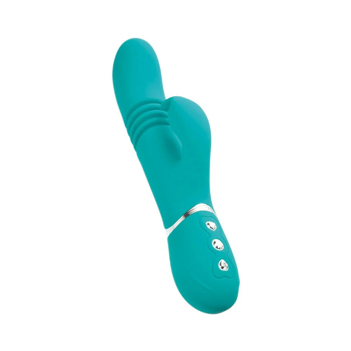 Adam & Eve Eve's Thrusting Rechargeable Dual Stimulating Rabbit Vibrator
