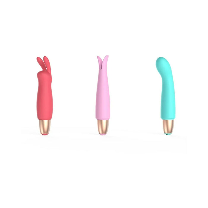 Adam & Eve Playful Seduction Kit Rechargeable Bullet With Interchangeable Sleeves
