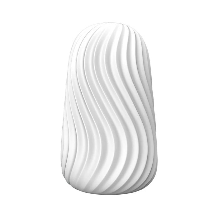 Adam & Eve Stroke & Go Squishy Silicone Reversible Textured Masturbator with Storage Case