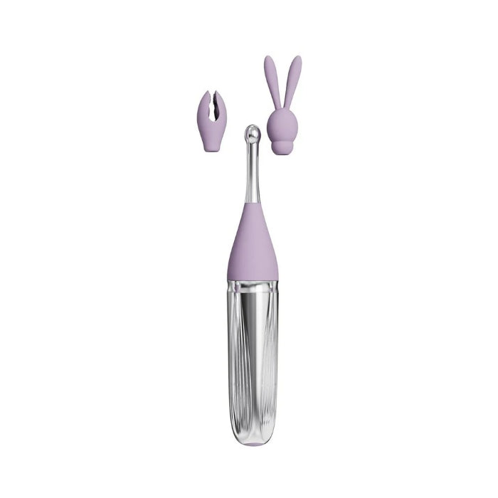 Adam & Eve Sweet Dreams Massager Kit With Versatile Interchangeable Textured Tips