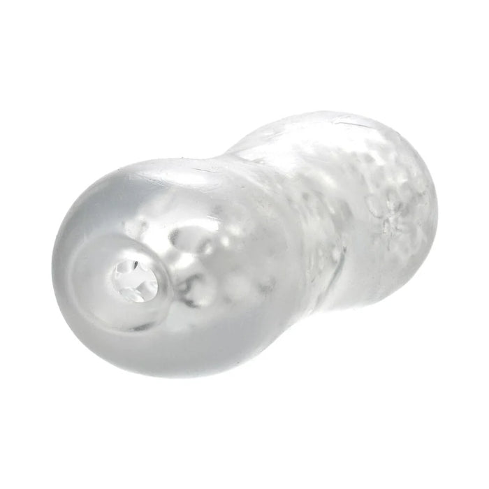 Adam & Eve Triple Chamber Ball Drainer Stretchy Textured Closed Ended See Through Stroker