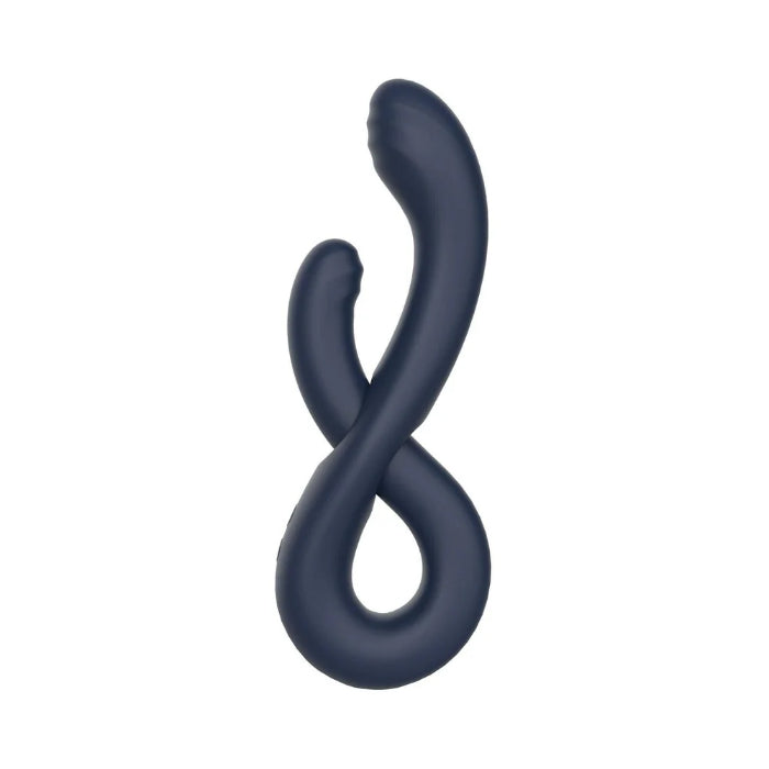 Adam & Eve Twisted Temptations Dual-Ended Bendable Liquid Silicone Rechargeable Rabbit Style Vibrator