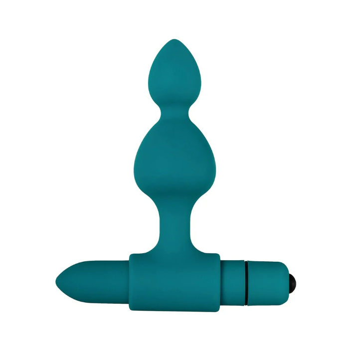 Adam & Eve Vibrating Bumpy Bead Silicone Flexible Anal Bead Set