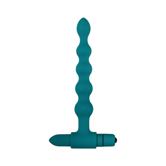 Adam & Eve Vibrating Bumpy Bead Silicone Flexible Anal Bead Set