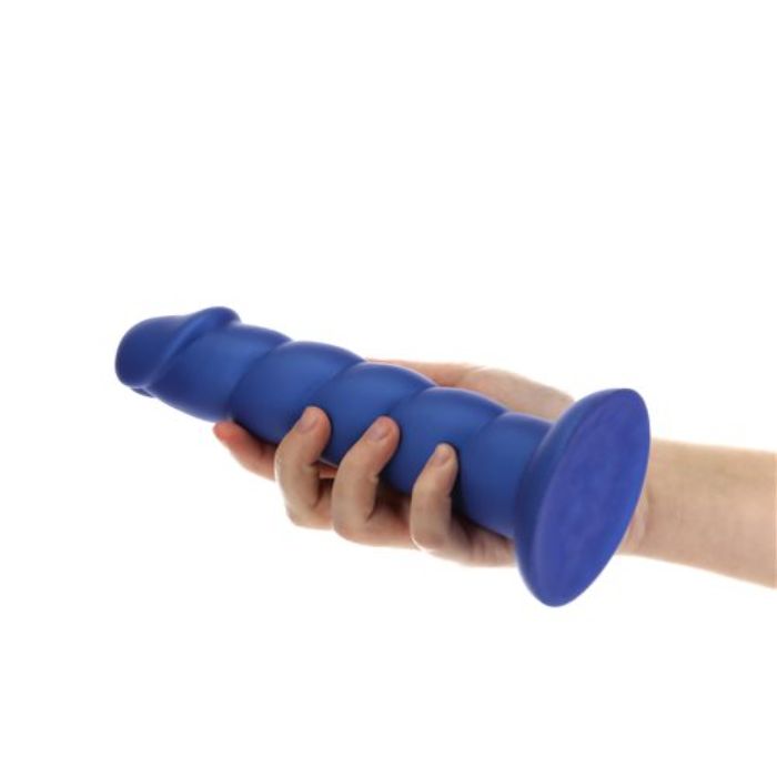 Addiction Unicorn Fantasy 8 Inch Suction Cup Ribbed Dildo With Bonus PowerBullet