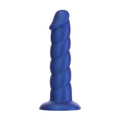 Addiction Unicorn Fantasy 8 Inch Suction Cup Ribbed Dildo With Bonus PowerBullet