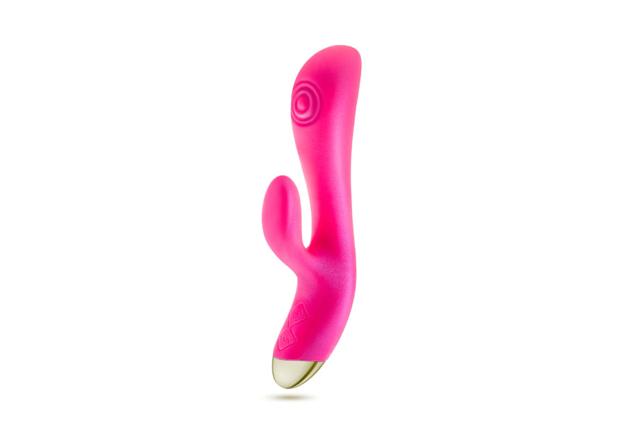 Aria Pleasin' AF Rechargeable Pulsating Shaft Dual Stimulating Rabbit Style Vibrator