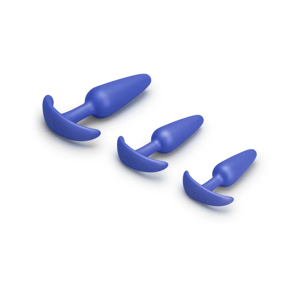 b-Vibe Butties Beginner Booty Bundle 3-Piece Plug Set Great For Long Wear