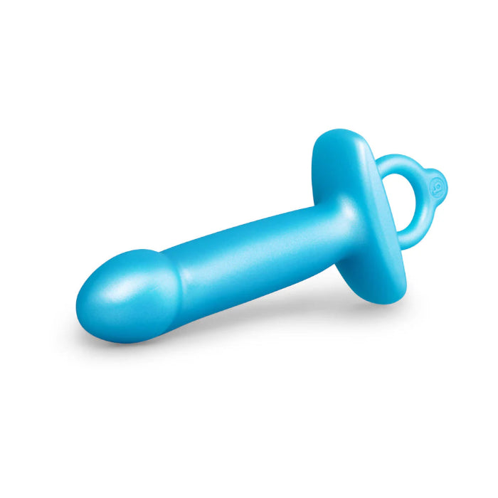 b-Vibe Butties Lil Dil Silicone Penis Shaped Anal Plug With Ergonomic Finger Ring