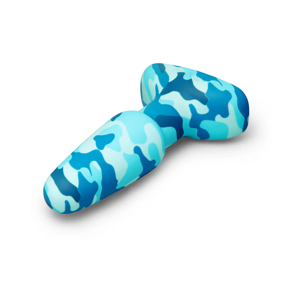 b-Vibe Rimming 2 Camo Print Remote Control Butt Plug