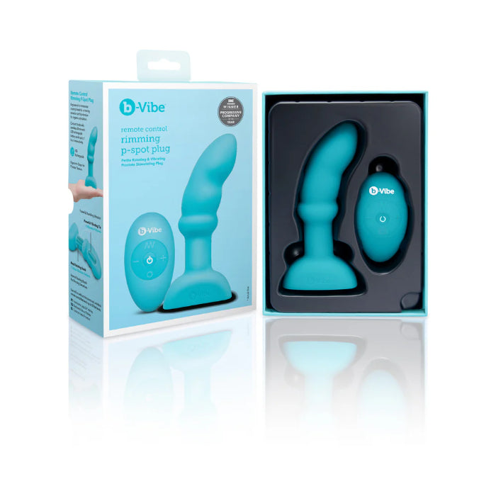 b-Vibe Remote Control Rimming Rechargeable Silicone P-Spot Plug