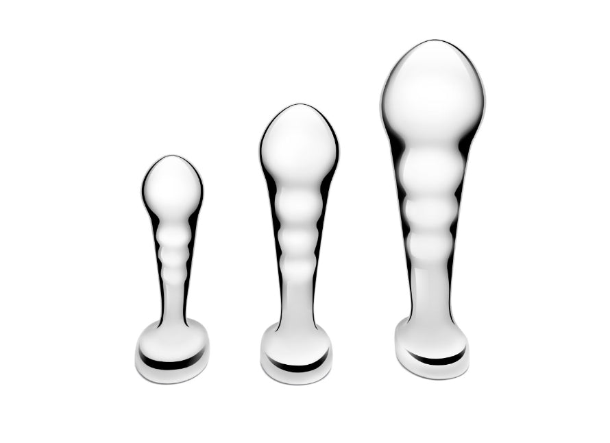 b-Vibe Stainless Steel Prostate 3 Piece Weighted Training Set