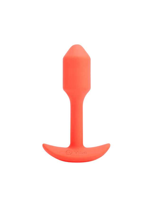 b-Vibe Vibrating Snug Plug 1 Weighted Butt Plug