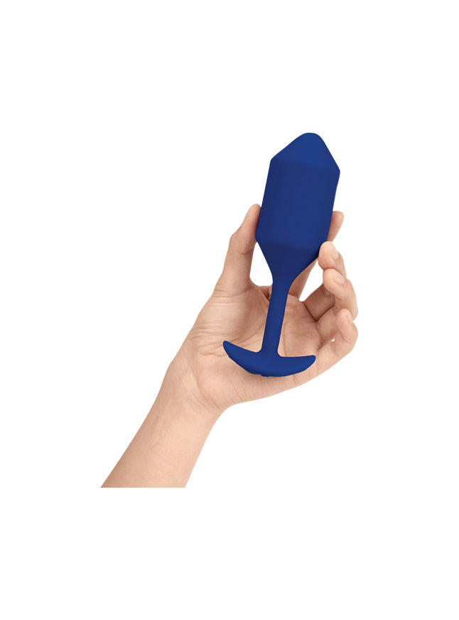 b-Vibe Vibrating Snug Plug 4 Weighted Butt Plug