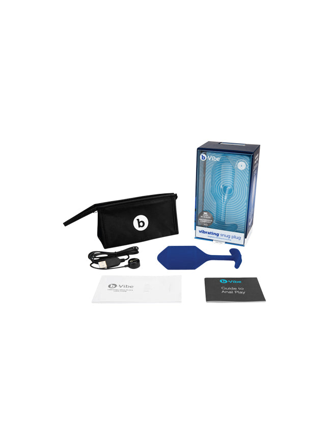 b-Vibe Vibrating Snug Plug 4 Weighted Butt Plug