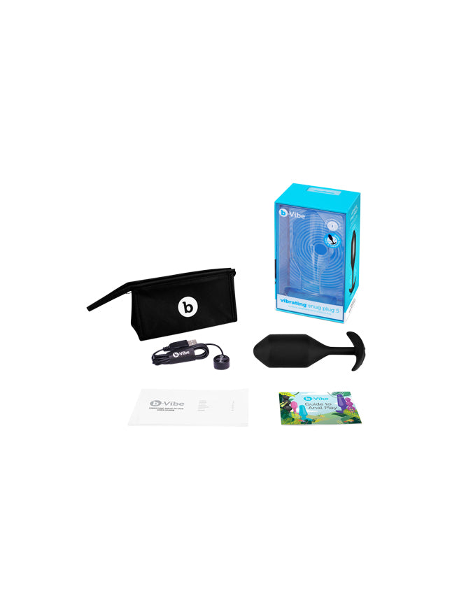 b-Vibe Snug Plug Vibrating XL Weighted Butt Plug